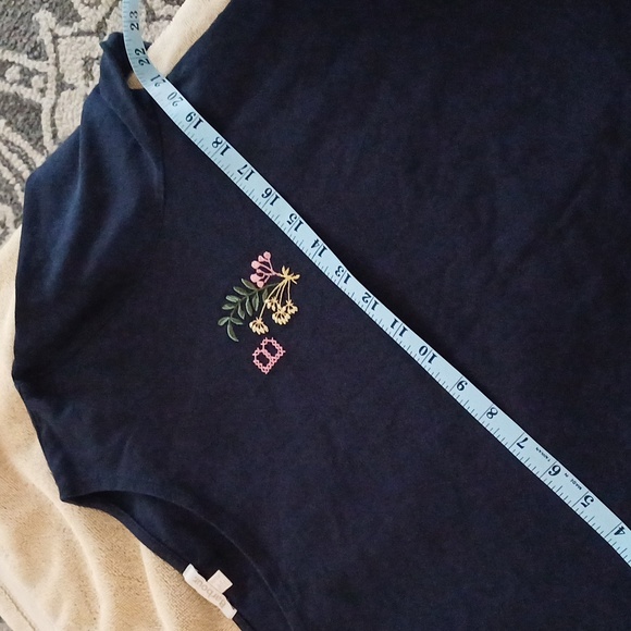 Barbour Lovell cotton Logo embroidered long sleeve navy shirt 12 top - Picture 8 of 13